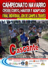 Atletas participantes Cto Navarro cross corto y Master
